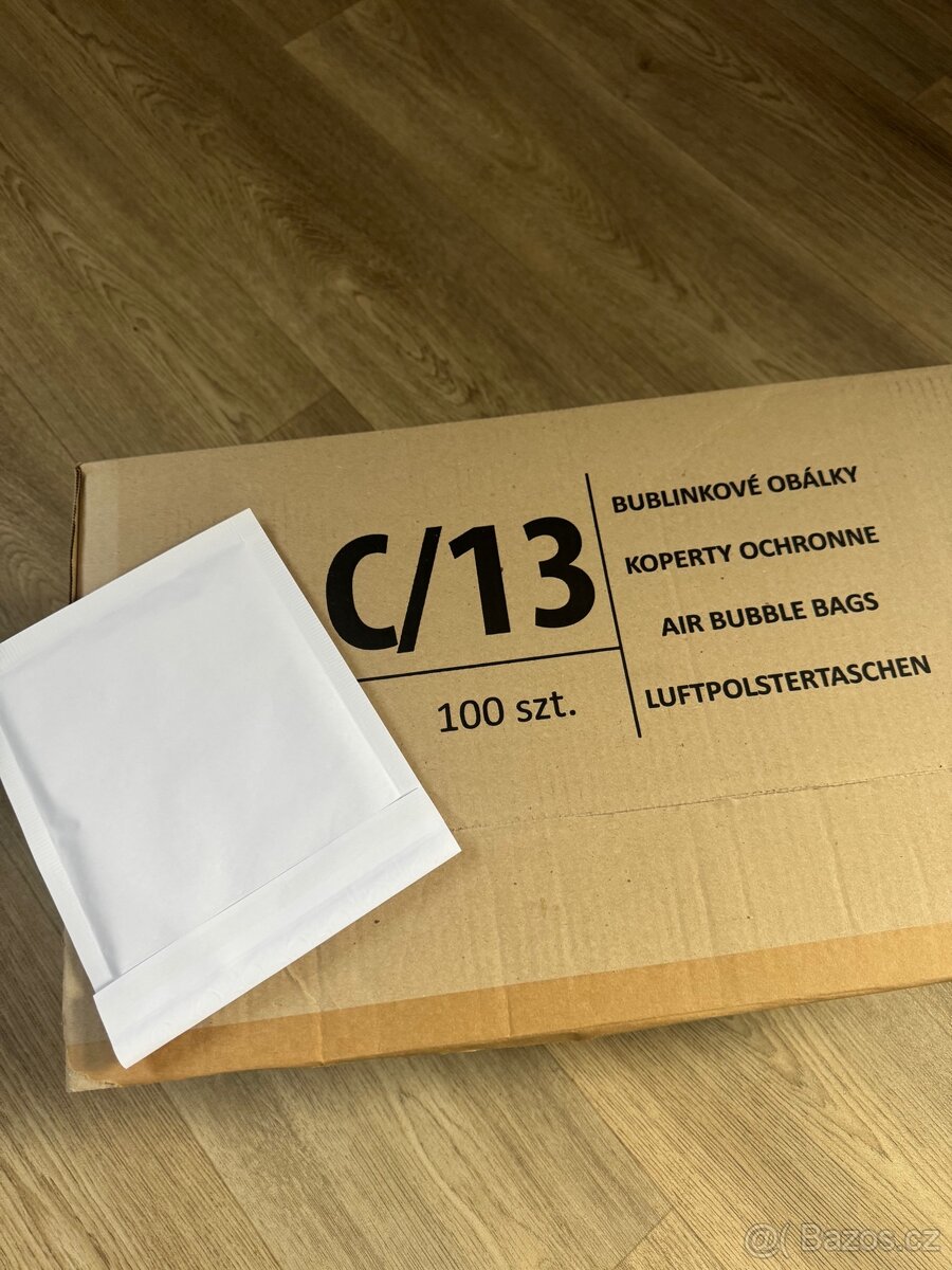Bublinkové obálky bílé C13 - 80 ks