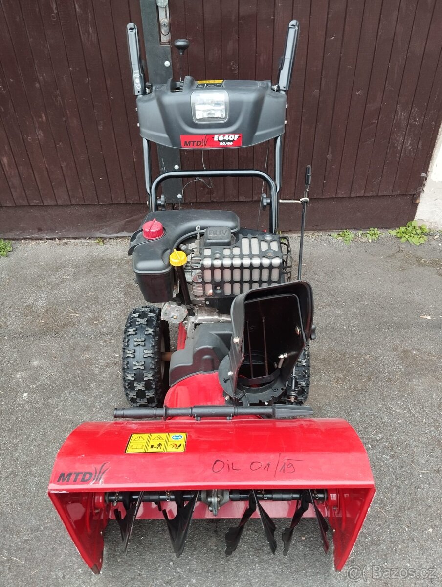 Sněžná fréza MTD E640F