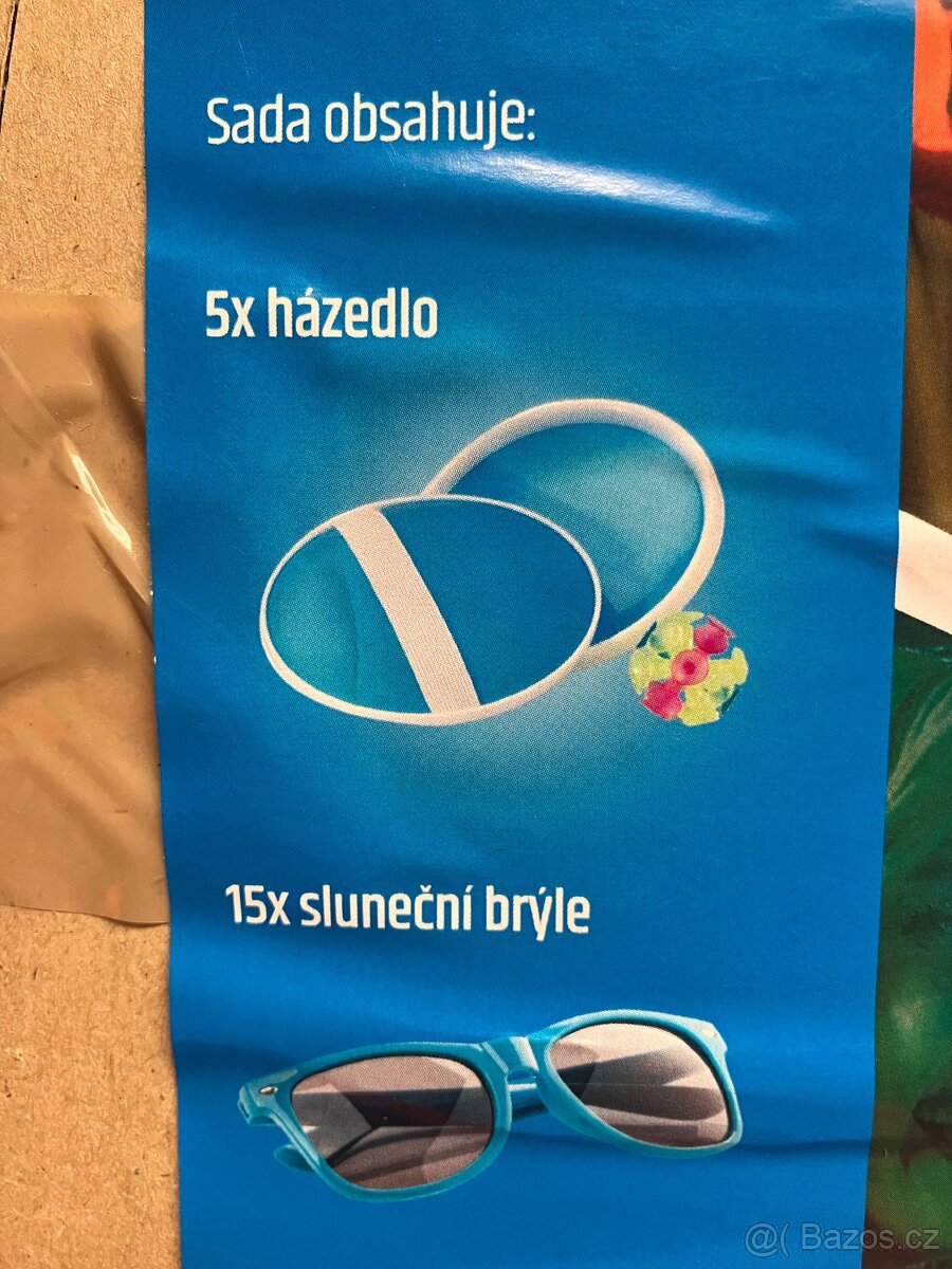 Házedlo s míčkem + slluneční brýle