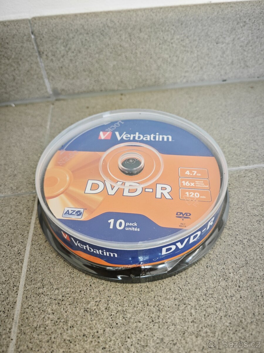 Prázdná čistá média DVD Verbatim