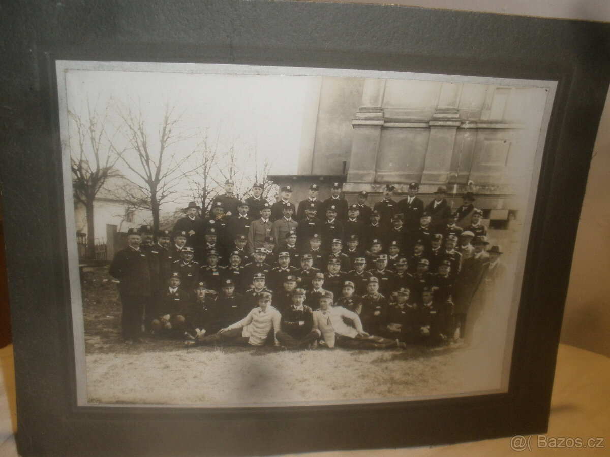 Staré foto hasiči-1920-1930 Mělník