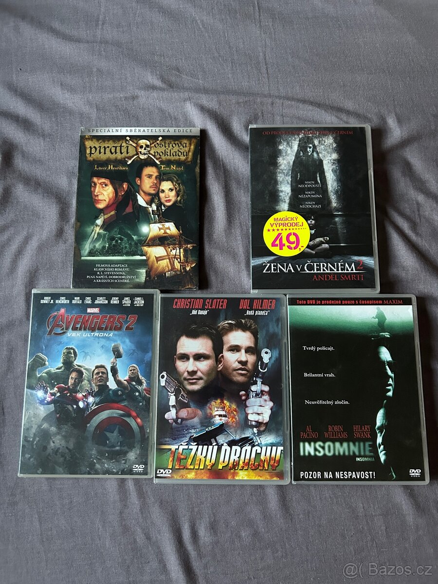 Originální filmové DVD (5ks)