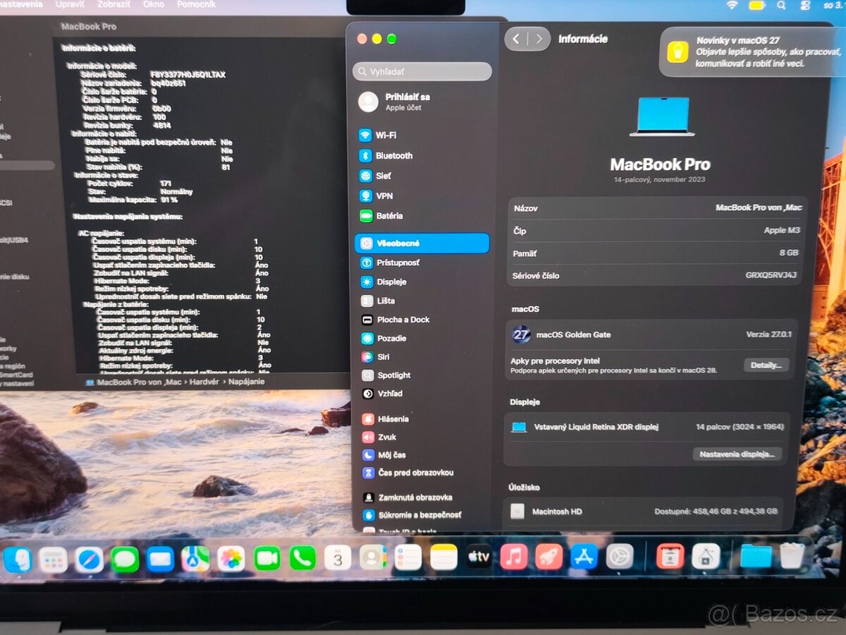 MacBook Pro 14" M3 / 8 GB RAM / 500GB SSD - ZARUKA