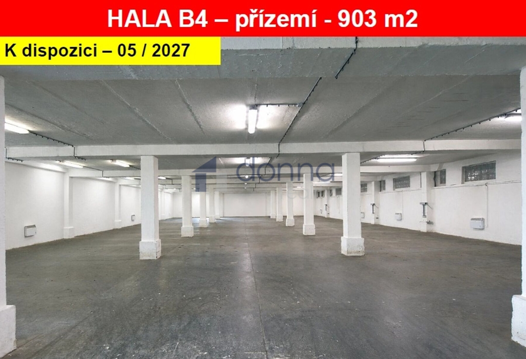 Pronájem komerčního prostoru, 903 m², Praha 9, Praha