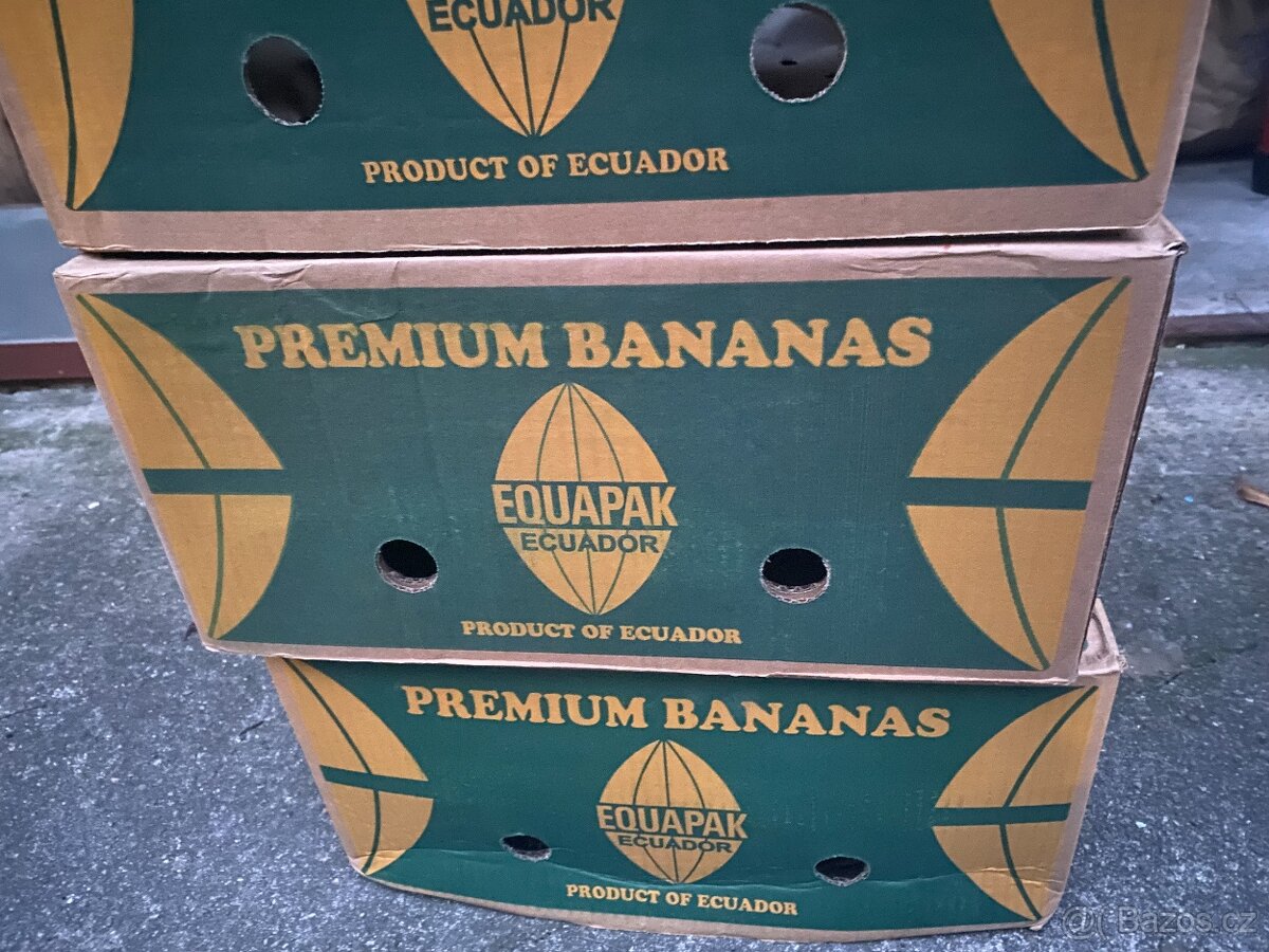 banánové krabice, banánovky na stěhování