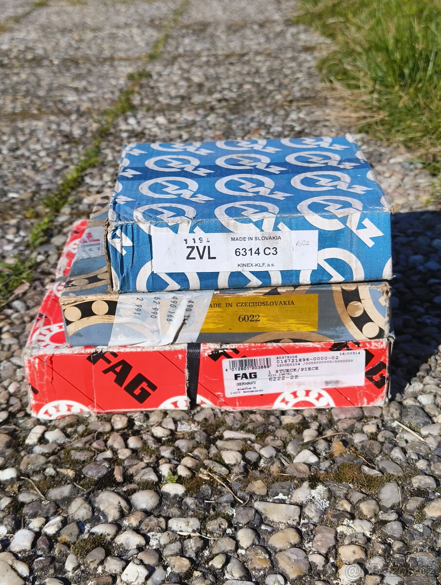 Nová ložiska (FAG, ZVL, ZKL)