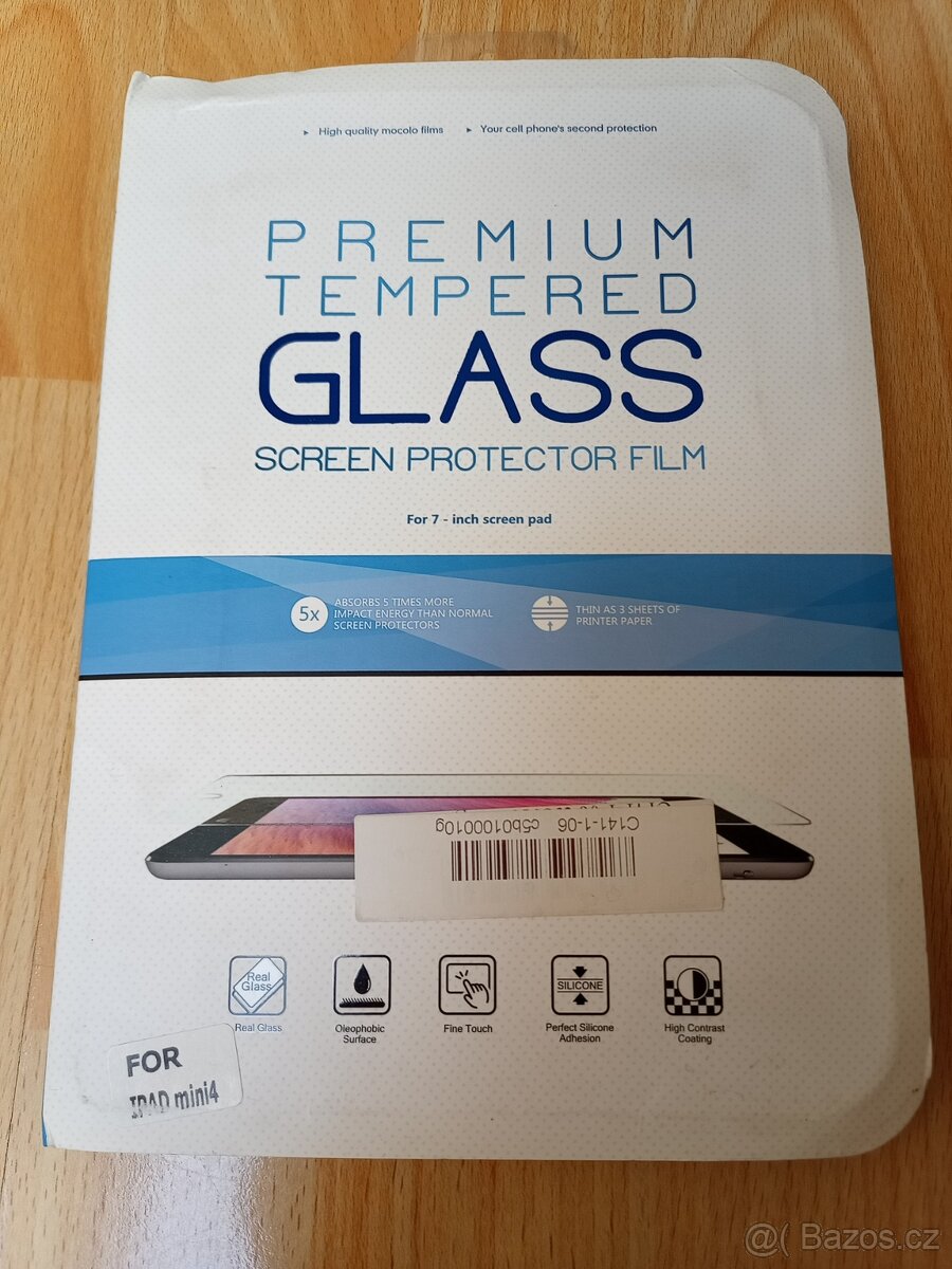 Ochrane tvrzené sklo na ipad mini 4