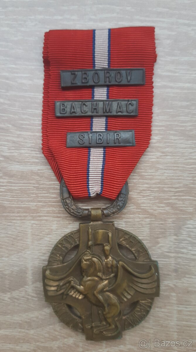 ČS. REVOLUČNÍ MEDAILE - ŠTITKY ZBOROV , BACHMAČ , SIBIŘ