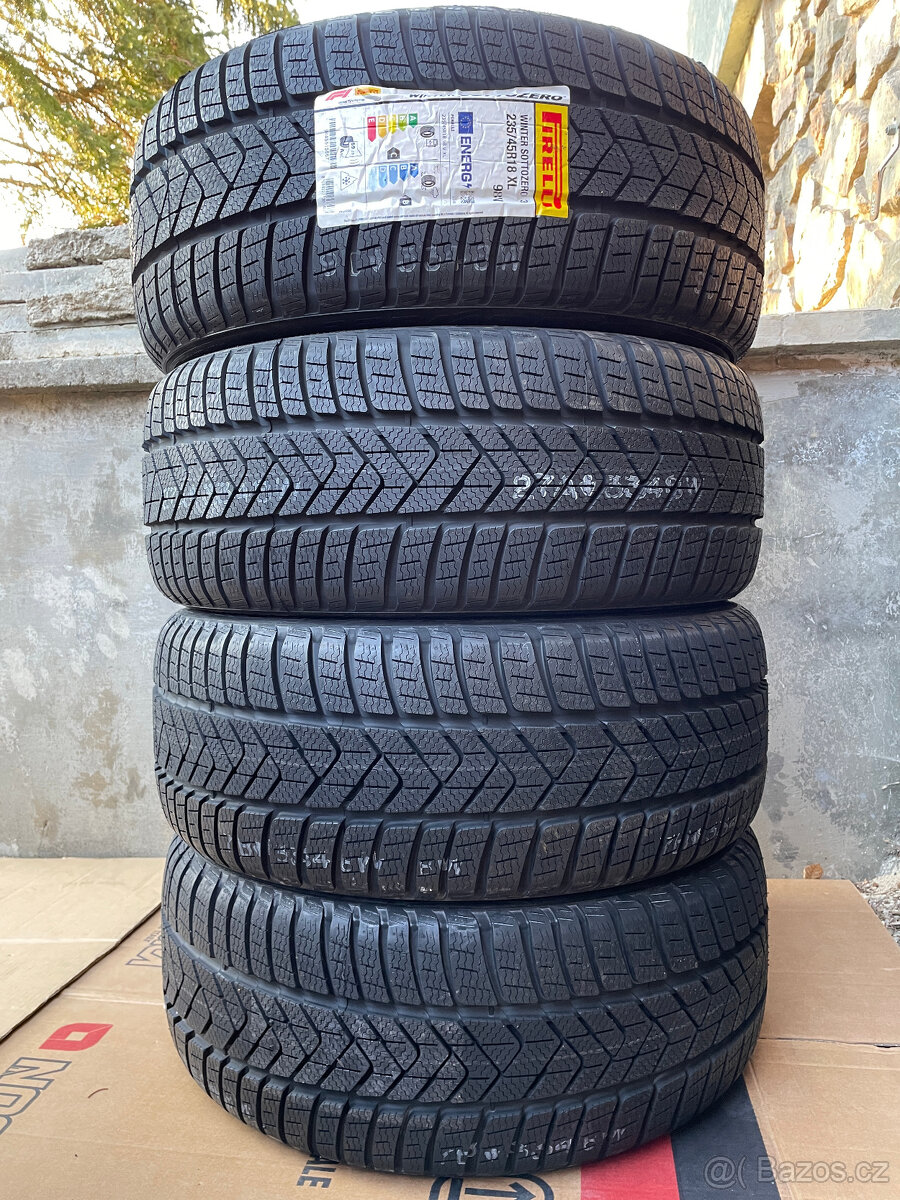 NOVÉ ZIMNÍ PIRELLI 235/45/18 98V XL FR 3PMSF DOT2024