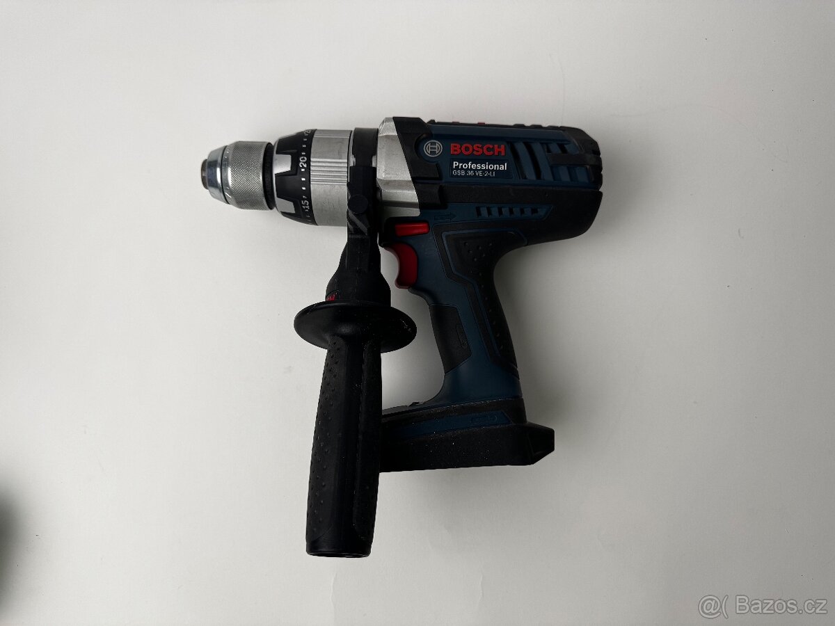 Příklepová aku vrtačka Bosch Profi GSB 36 VE-2-LI