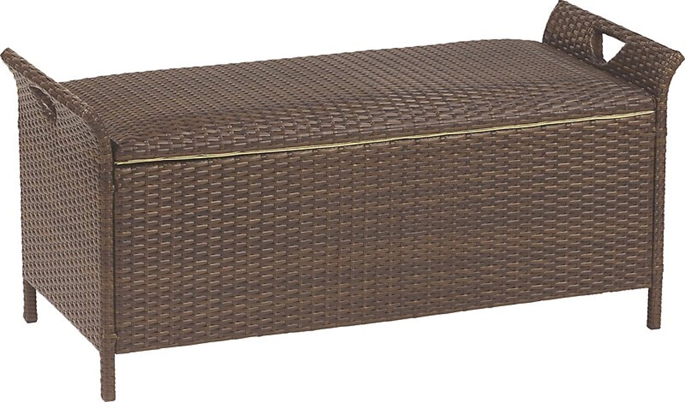 Ratanový box/lavička na polstry-49 x 108 x 46 cm-nová