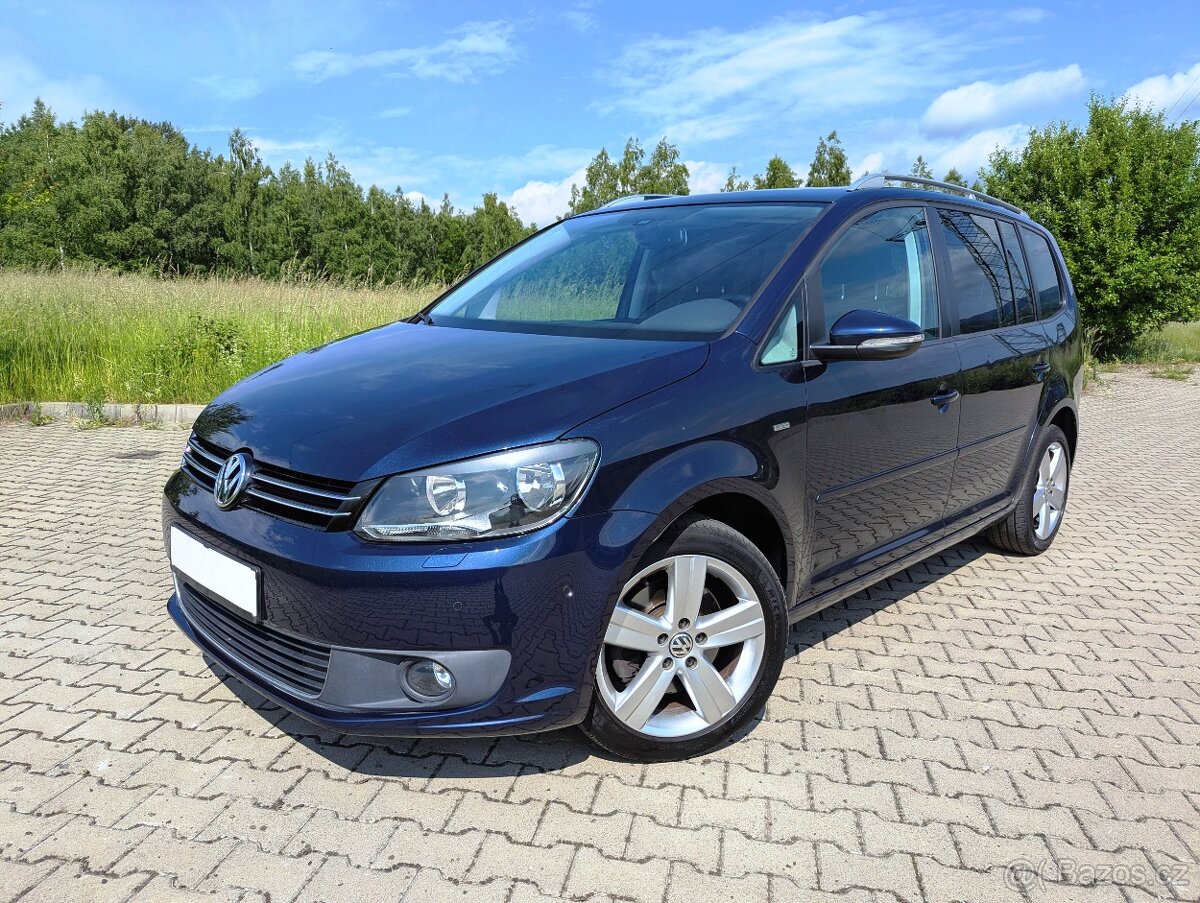 VW Touran 1.4TSi 103kw, DSG, Panorama, 7 míst, 1. Majitel