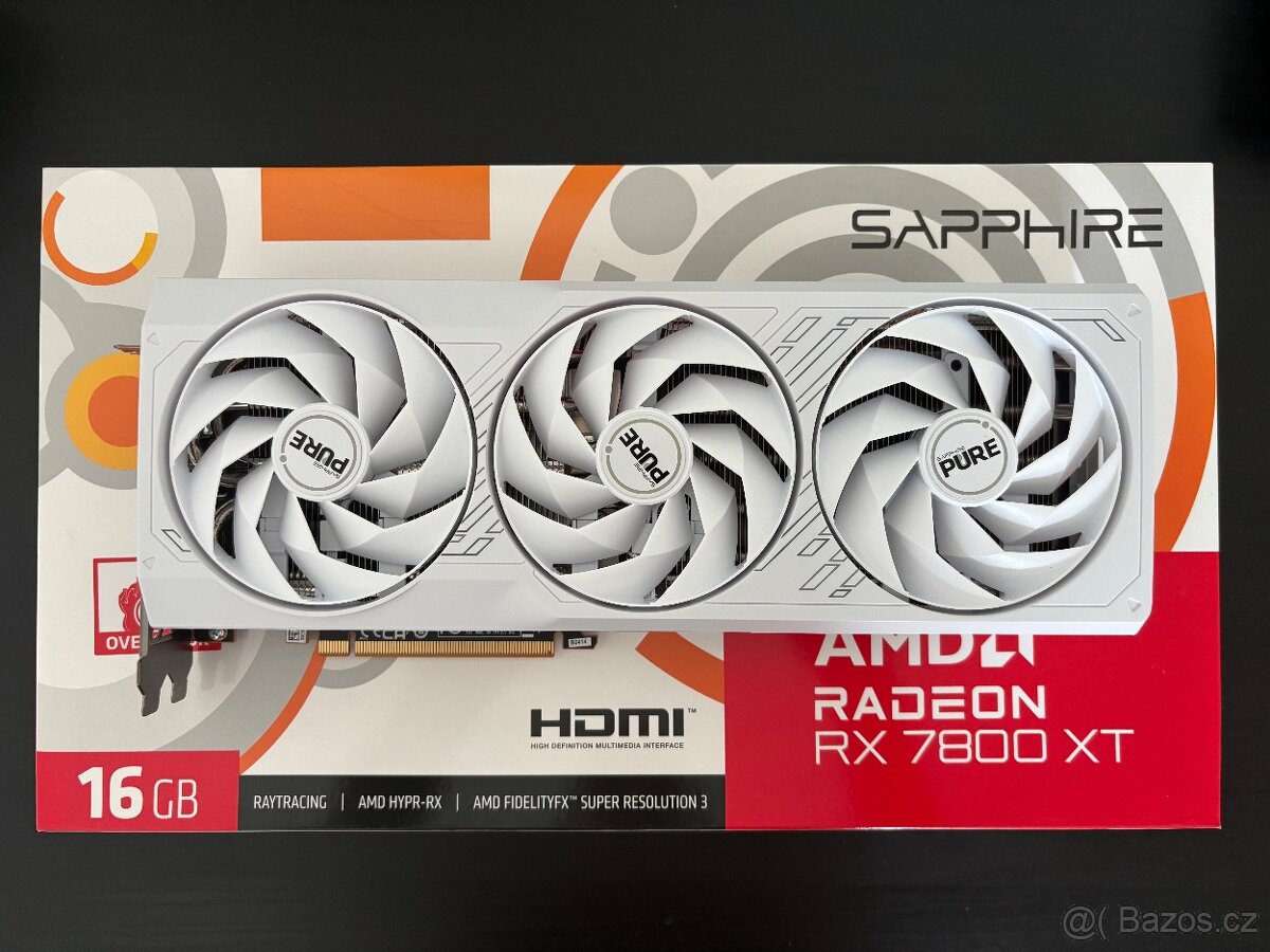 SAPPHIRE PURE Radeon RX 7800 XT GAMING OC 16GB