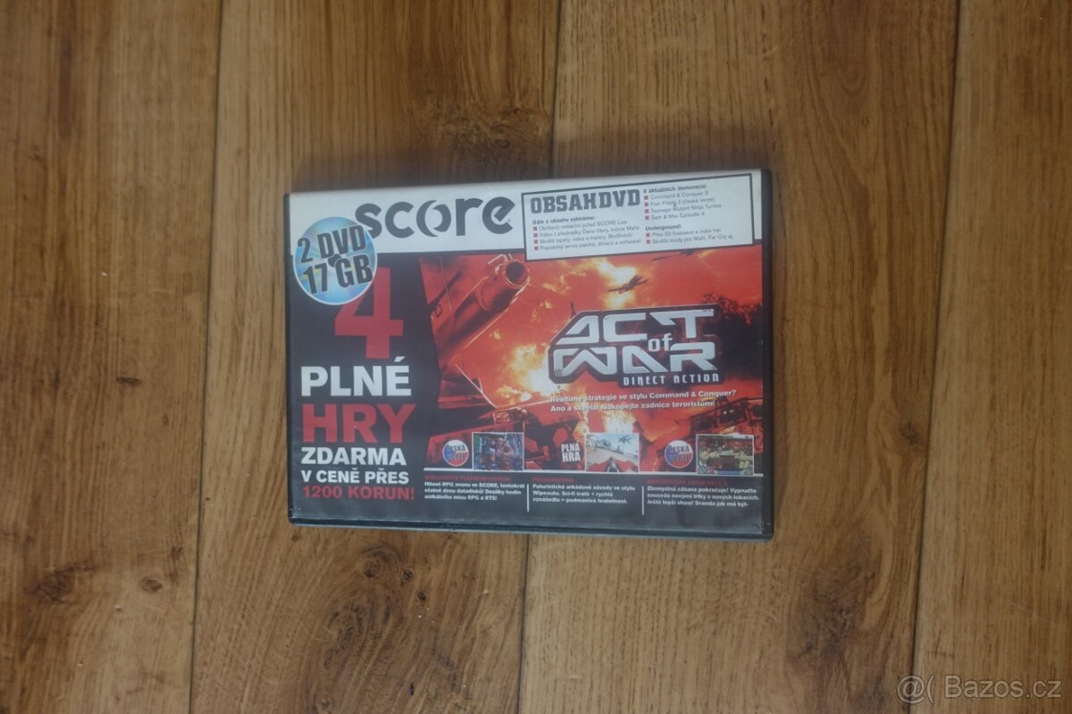 ✅ Sběratelské DVD hry z kolekce SCORE – originály na prodej