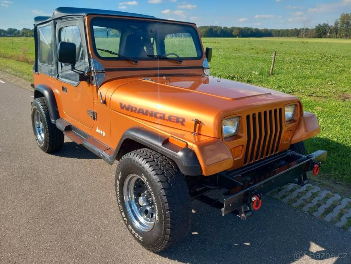 Jeep Wrangler YJ 4.2 6válcový benzínový, rok výroby 1987