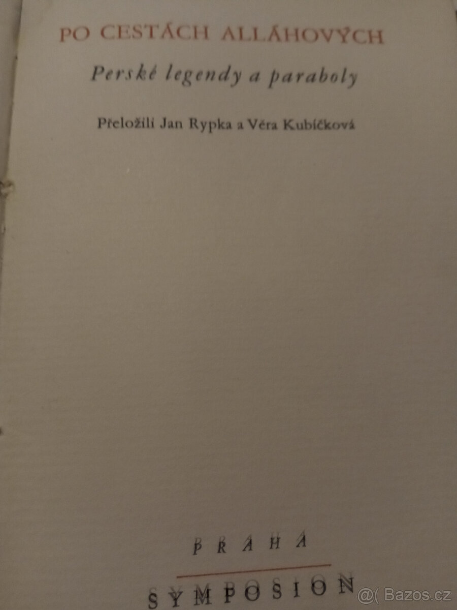Perské legendy a paraboly