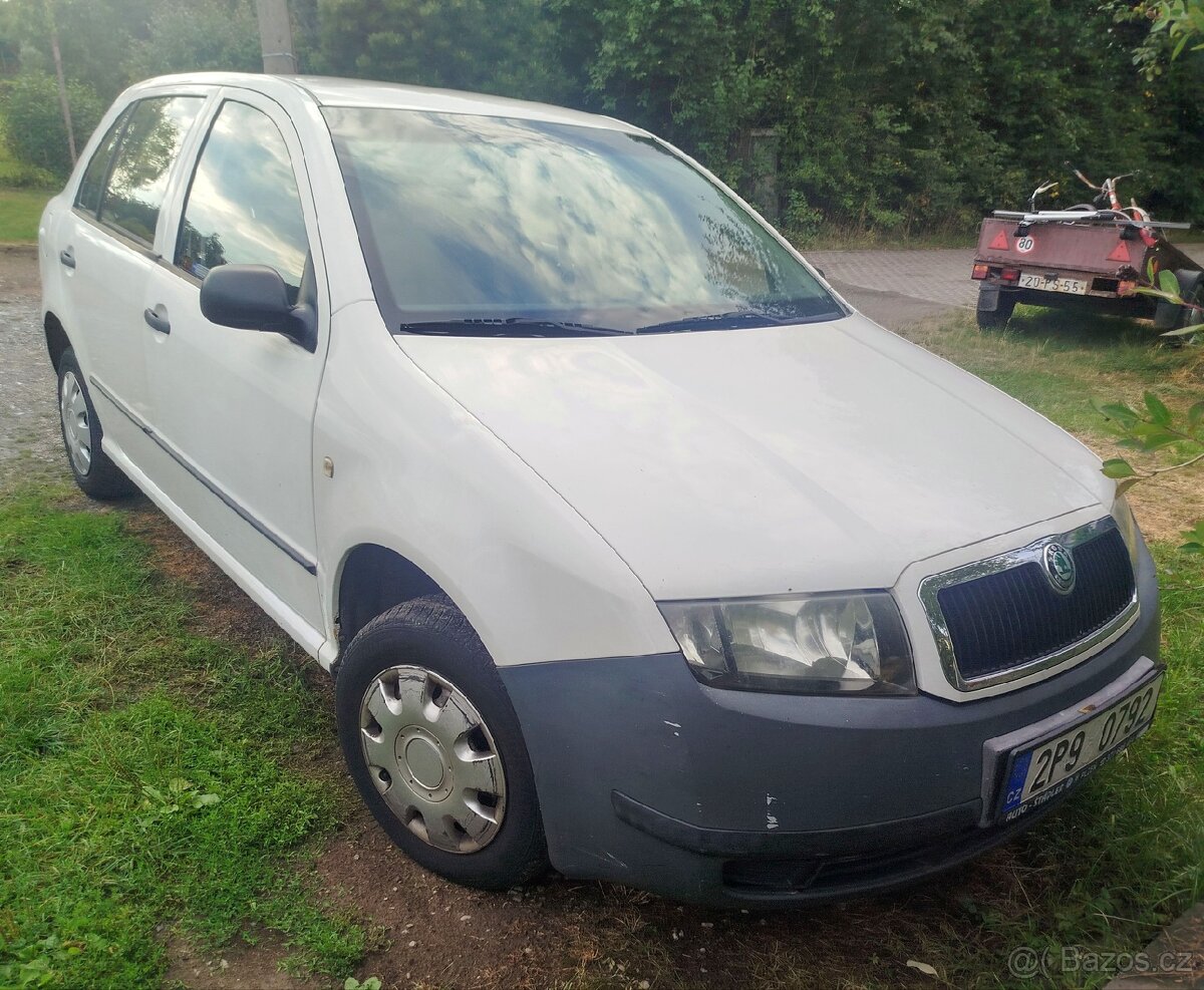 Škoda Fabia Junior najeto 220tis rok 03