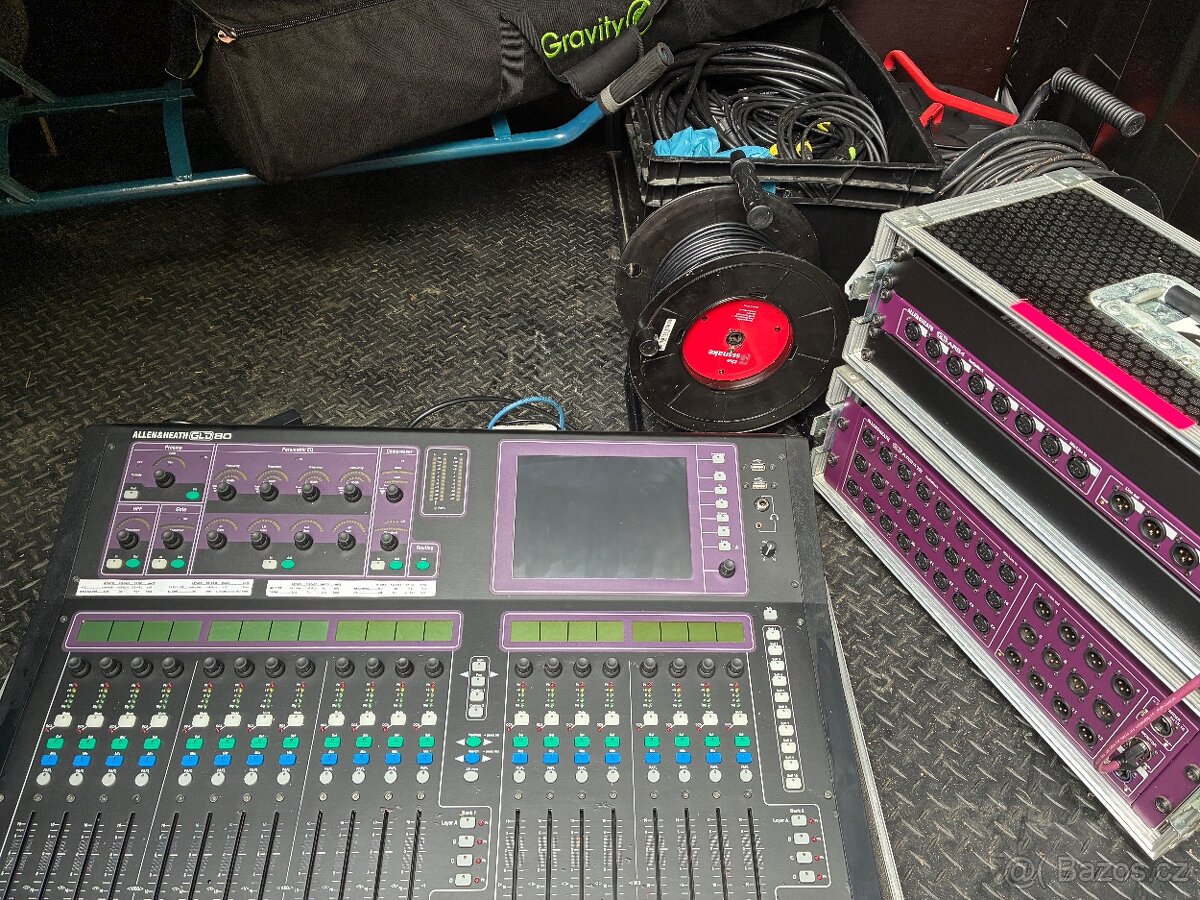 Allen Heath GLD80, AR2416, AR84 cat buben 40m, mikrotik