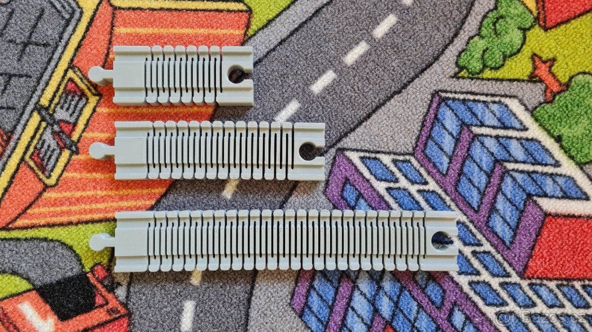 Vláčkodráha Brio Ikea Lidl kolej - flexibilní rovná