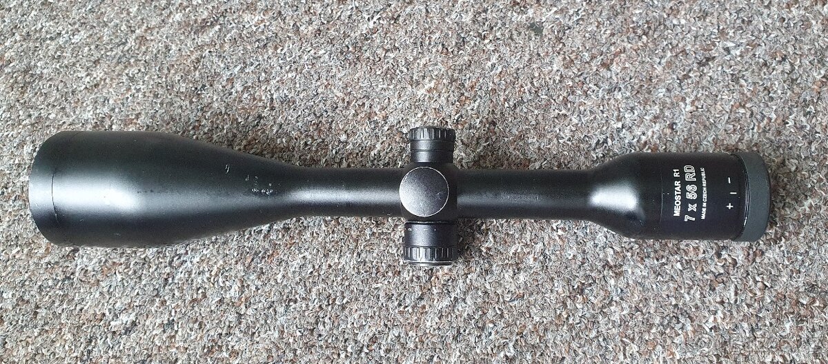 Puškohled Meopta MeoStar R1 7x56 RD (červený bod)