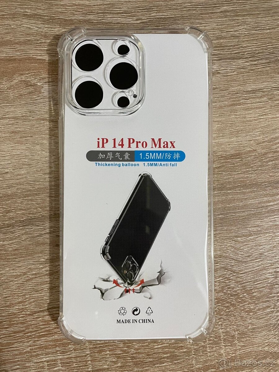 Kryt na Iphone 14 PRO MAX průhledný