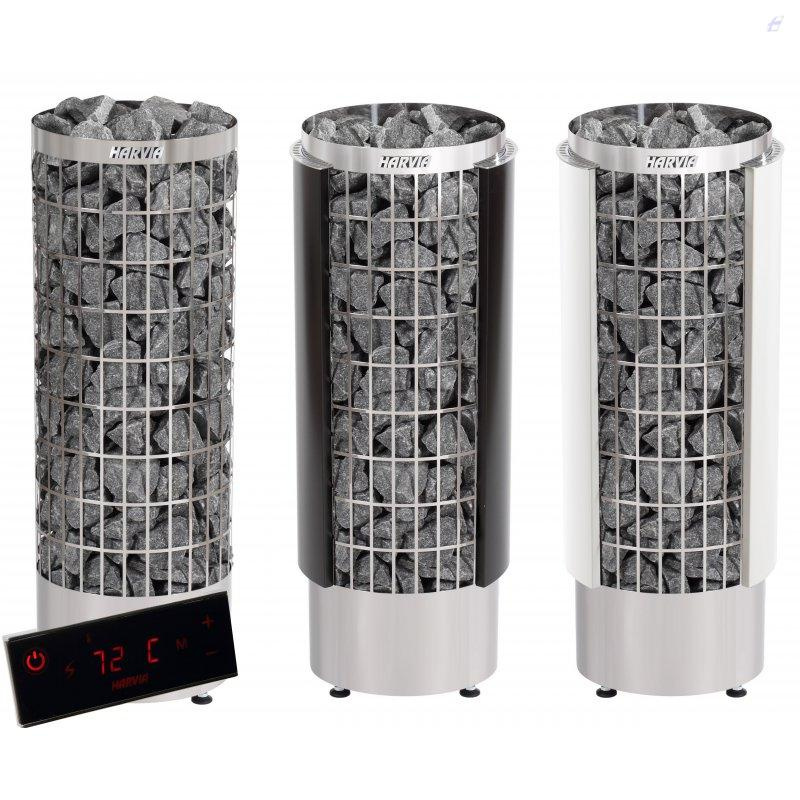 KOUPÍM  saunová kamna jakoby válcová a lavice do sauny.