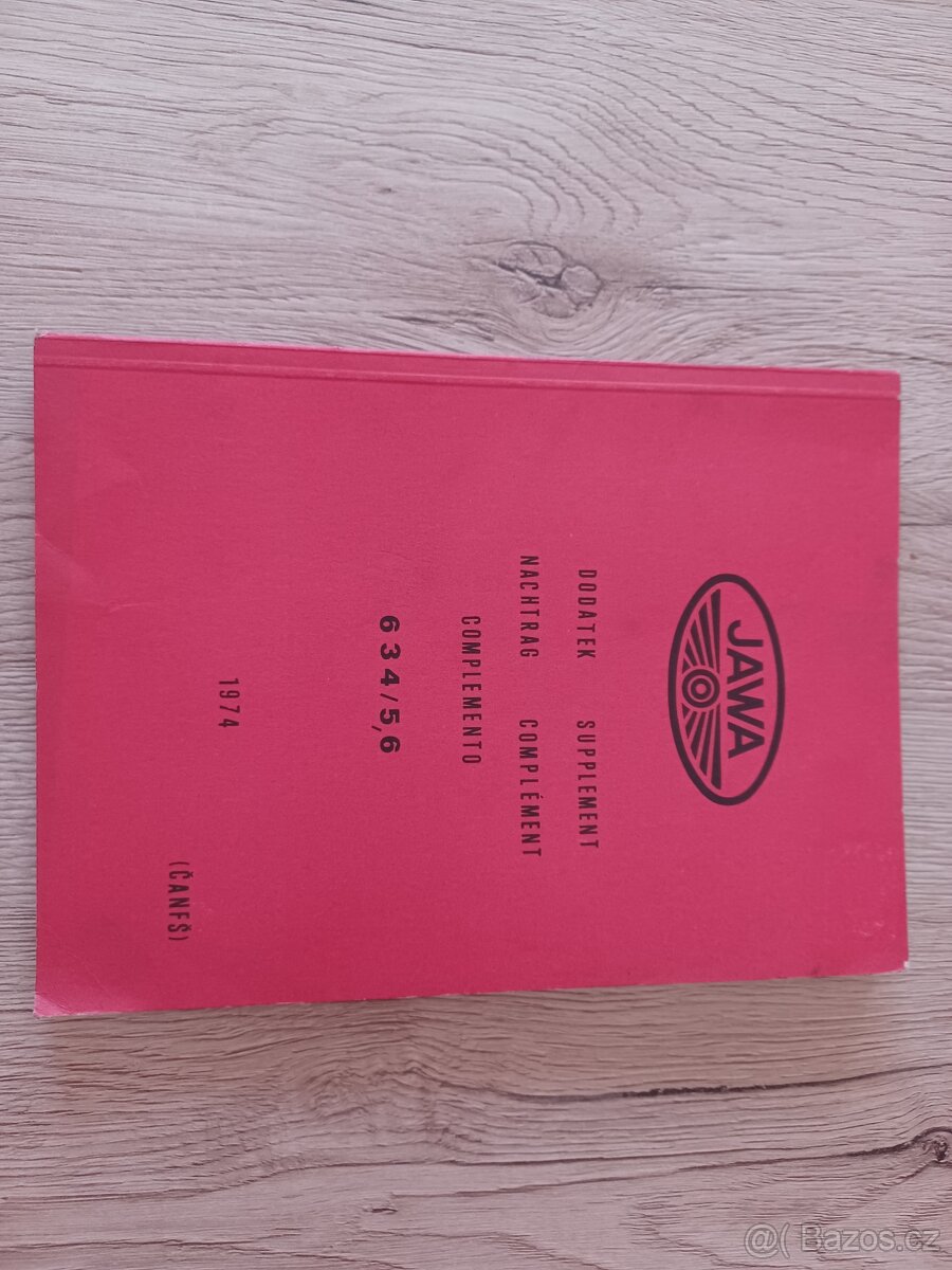 Dodatek katalogu ND Jawa 350 typ 634/5/6