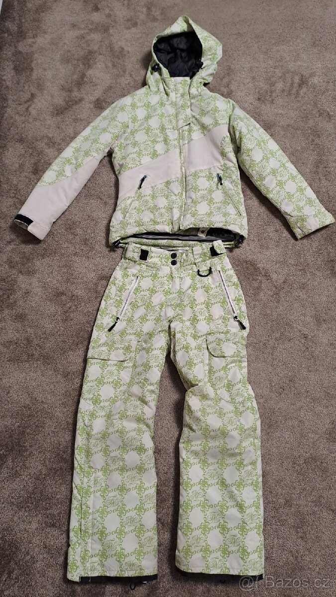 Zimní dívčí lyžařský set 140/146