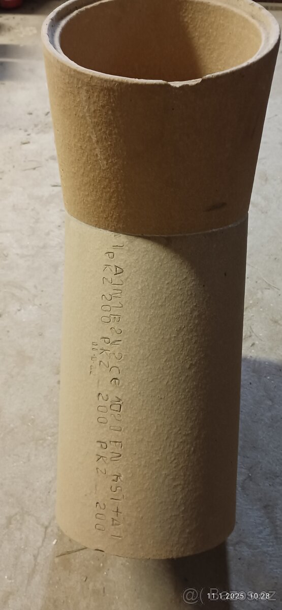 Šamotová vložka, sopouch