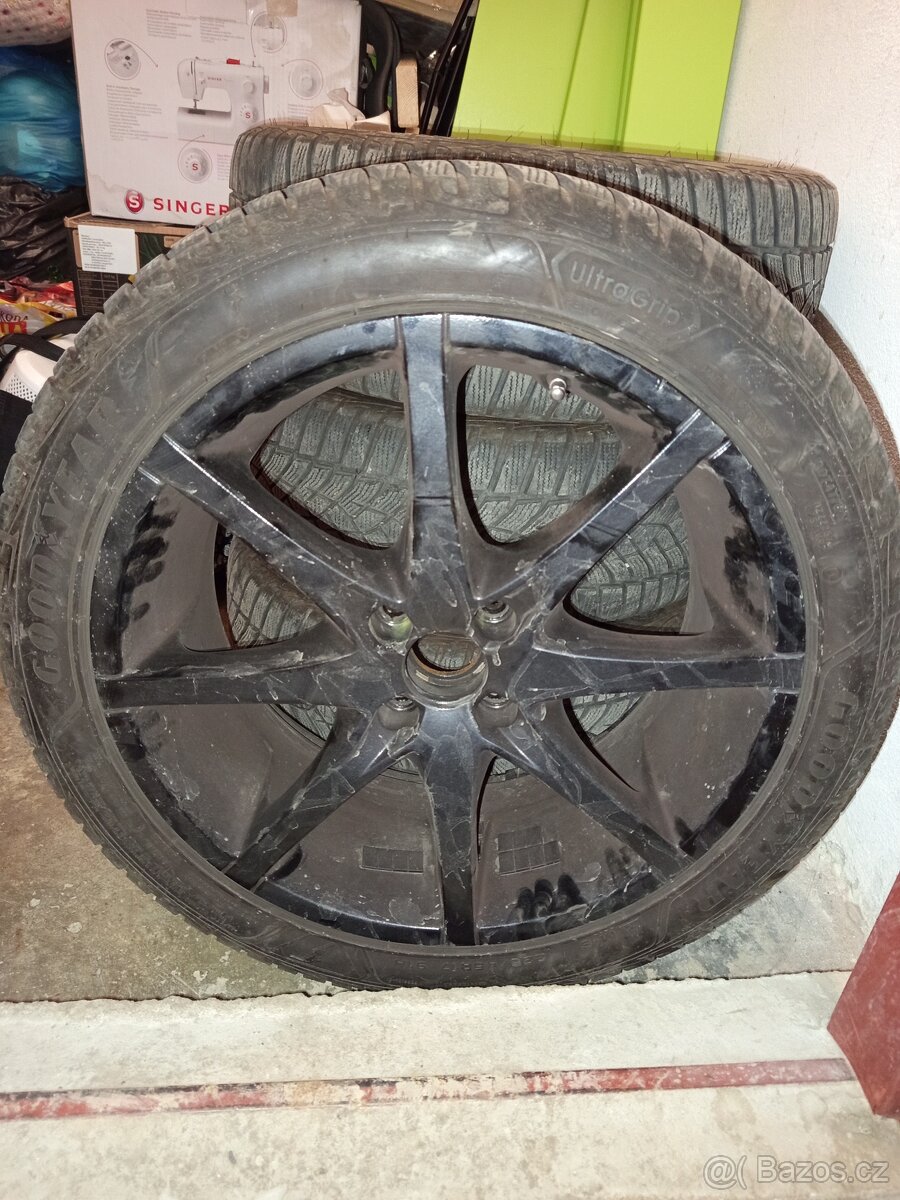 R17 Alu kola, zimní pneu