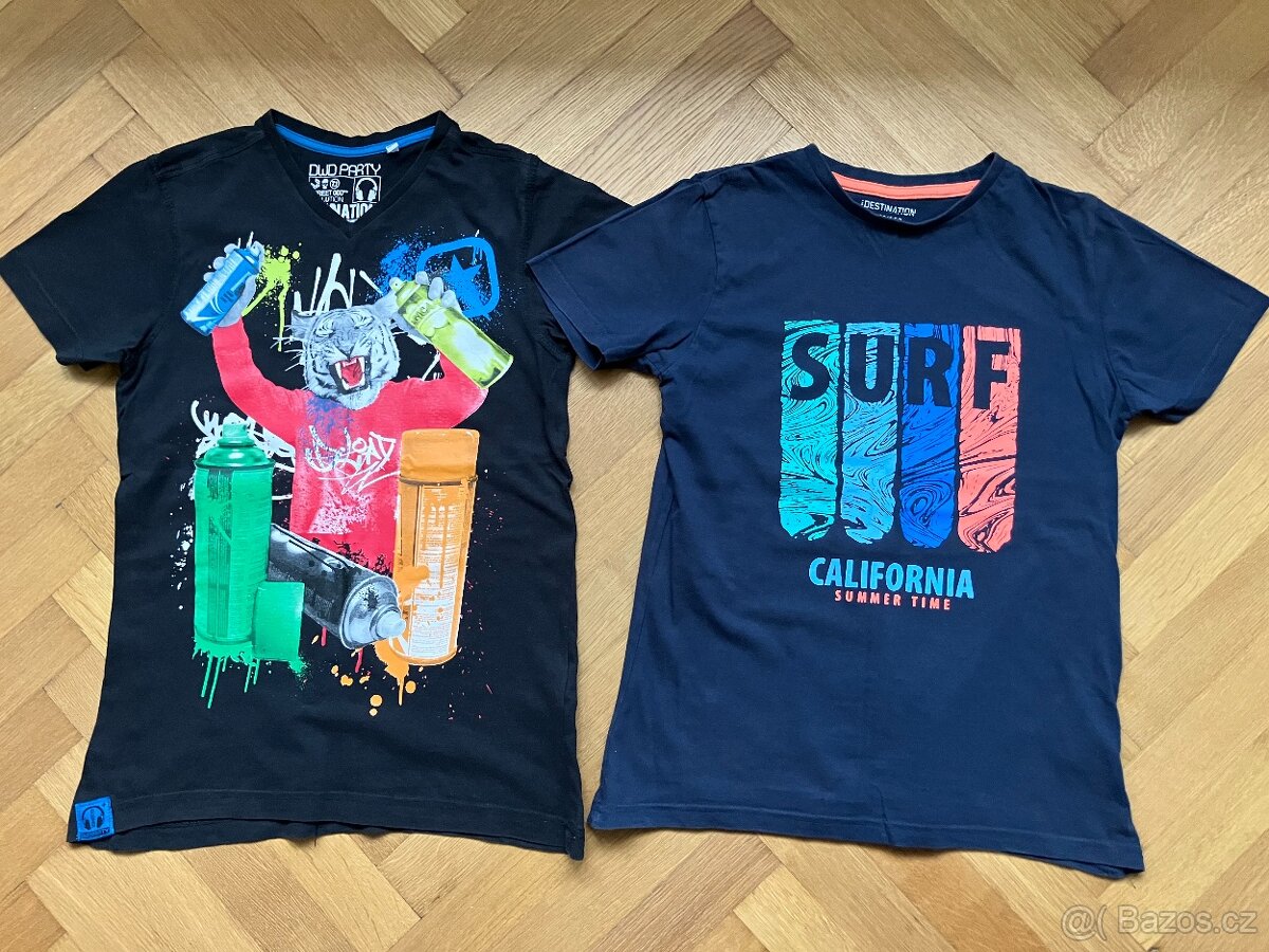 Chlapecká trička s krátkým rukávem vel. 146/152