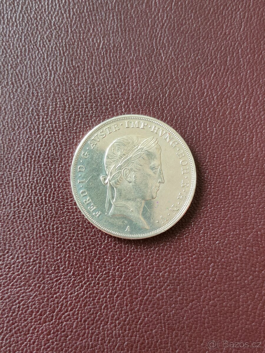 1/2 Tolar 1847 A Ferdinand V.