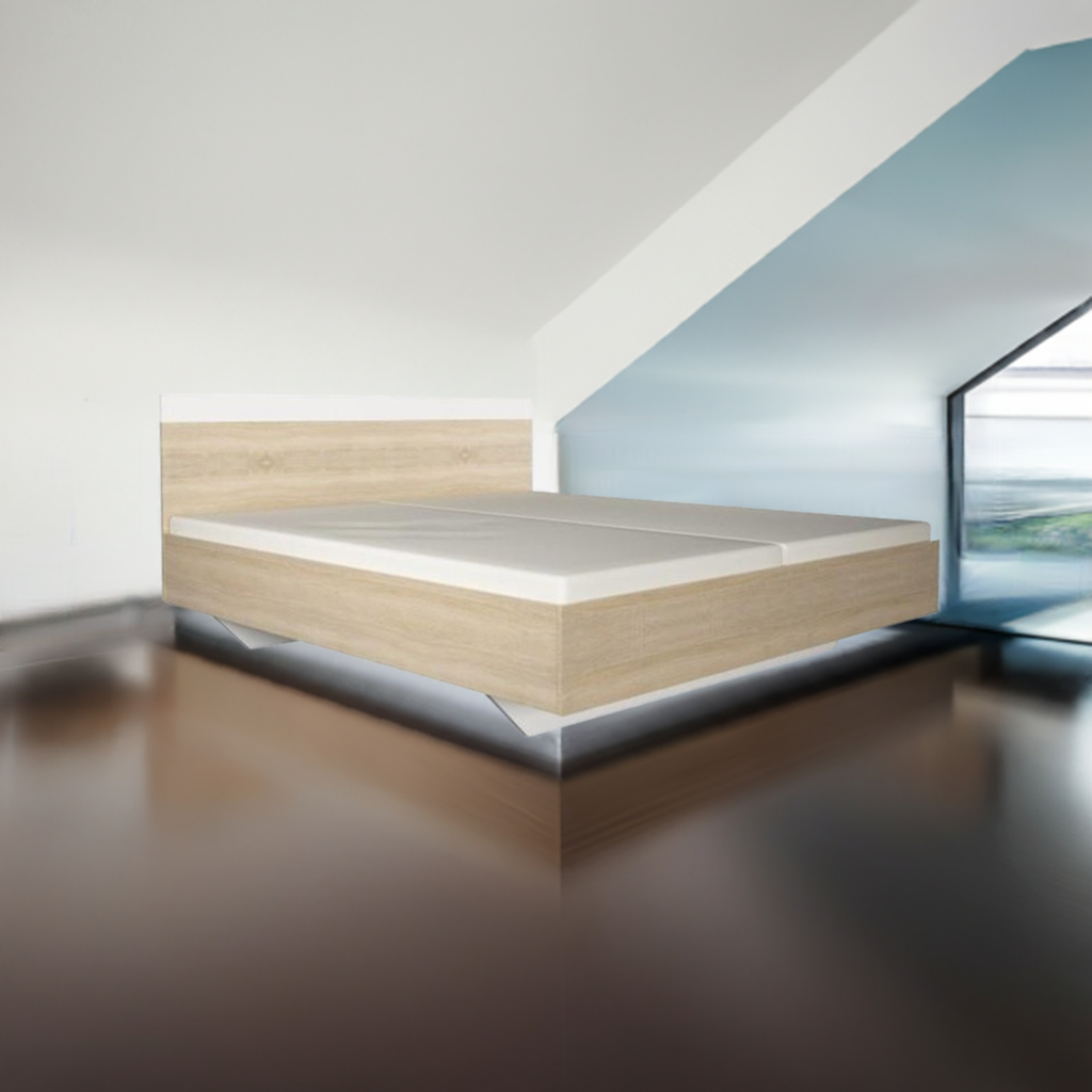 Postel italského stylu s rošty a matracemi NOVÁ