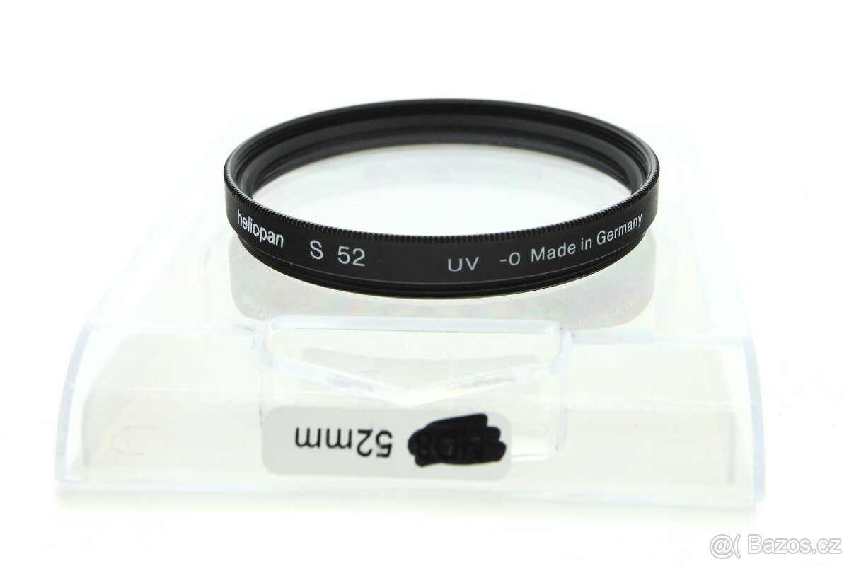 Filtr Heliopan S 52 UV-0 – profesionální UV filtr 52mm