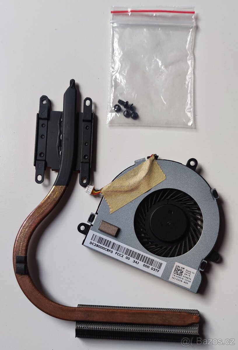 Chladič a větrák DELL Inspiron 15