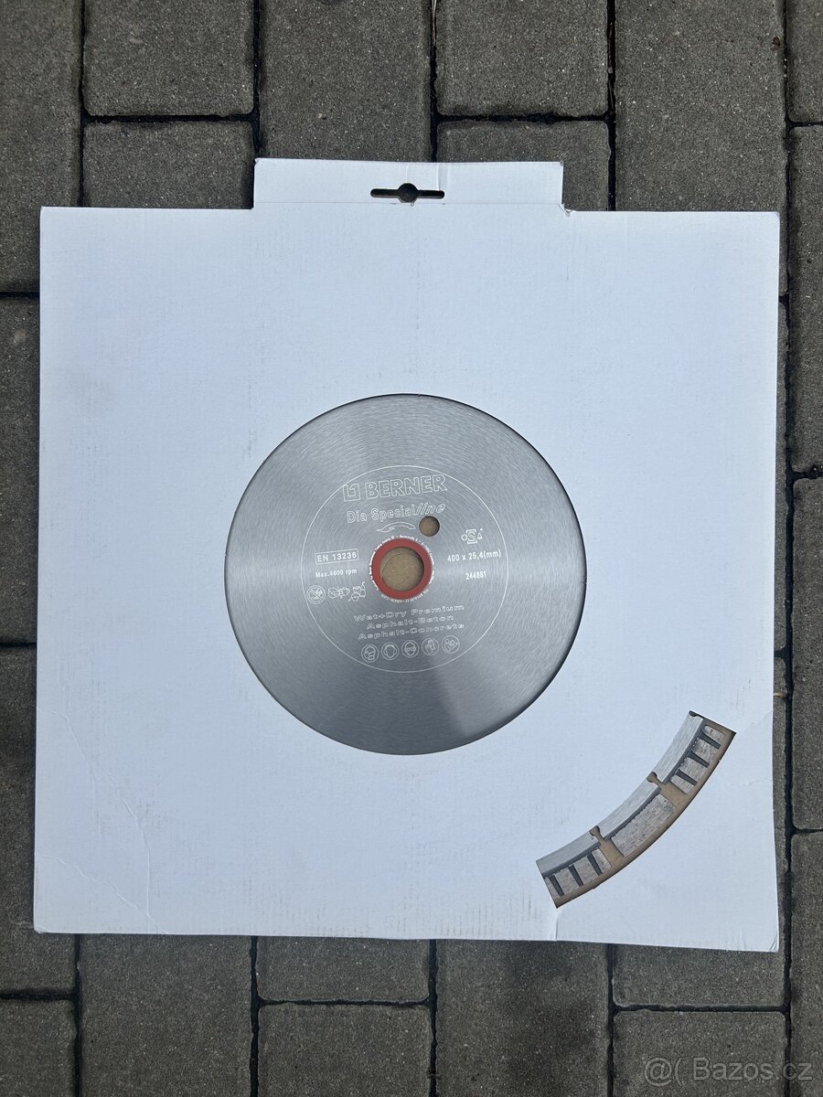 Diamantový kotouč Berner SPECIALline 400 x 25,4mm - nový