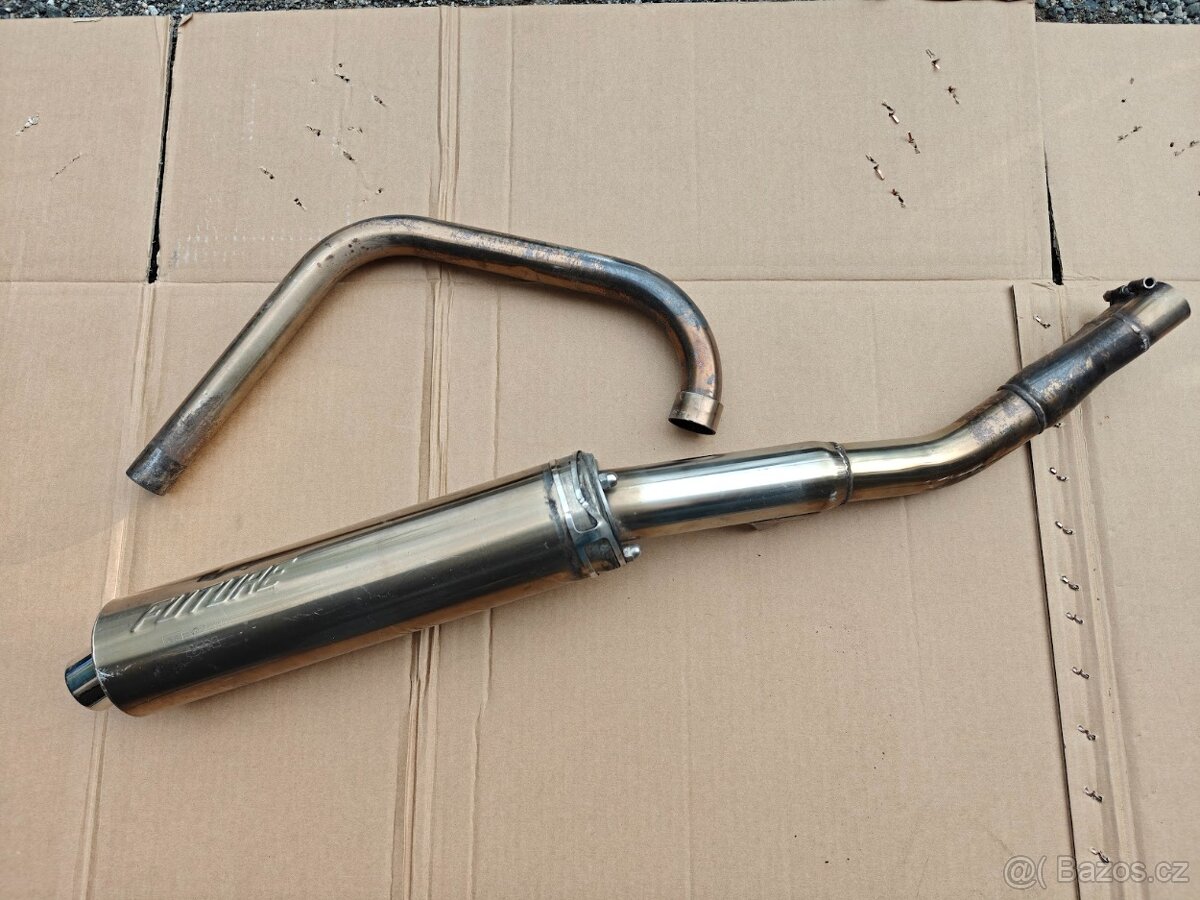 Suzuki GS 500 - laděný výfuk