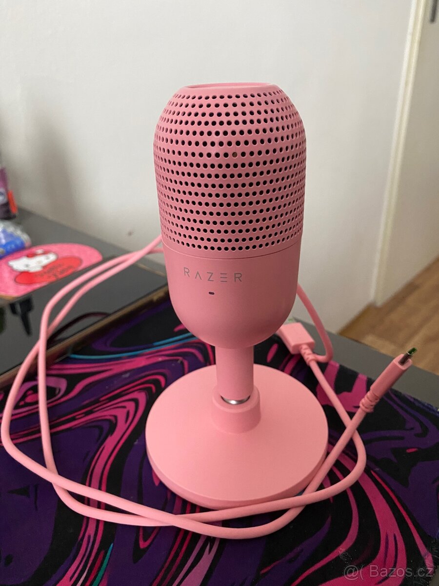 Razer Seiren V3 Mini mikrofon růžový