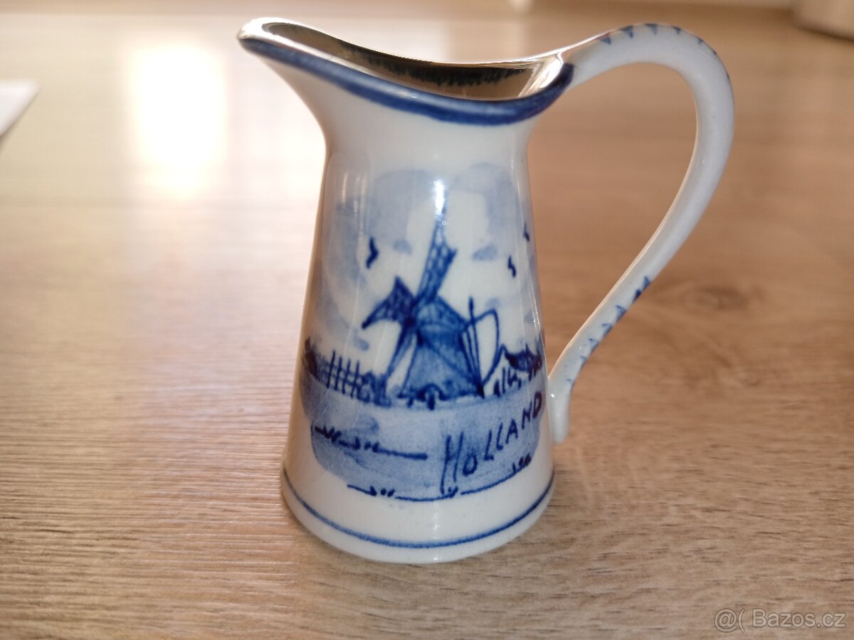 Miniatura Holandský porcelán