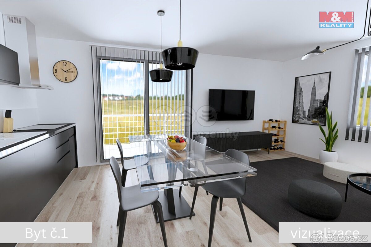 Prodej bytu 2+kk, 63 m², Žleby