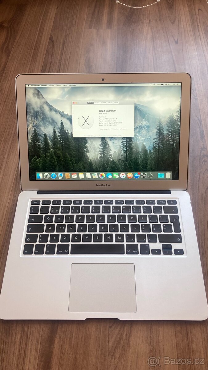 MacBook Air 13”, nová baterie