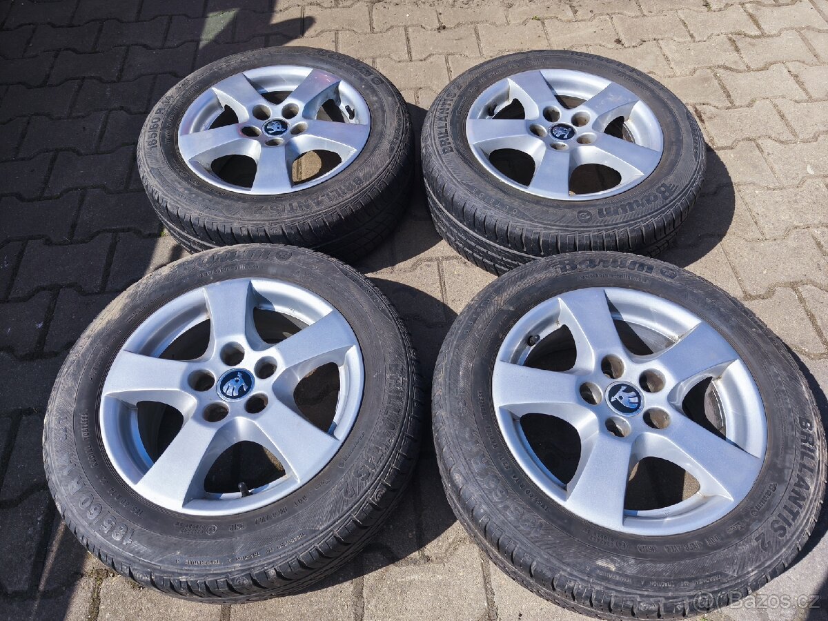 Alu kola originál Škoda r14