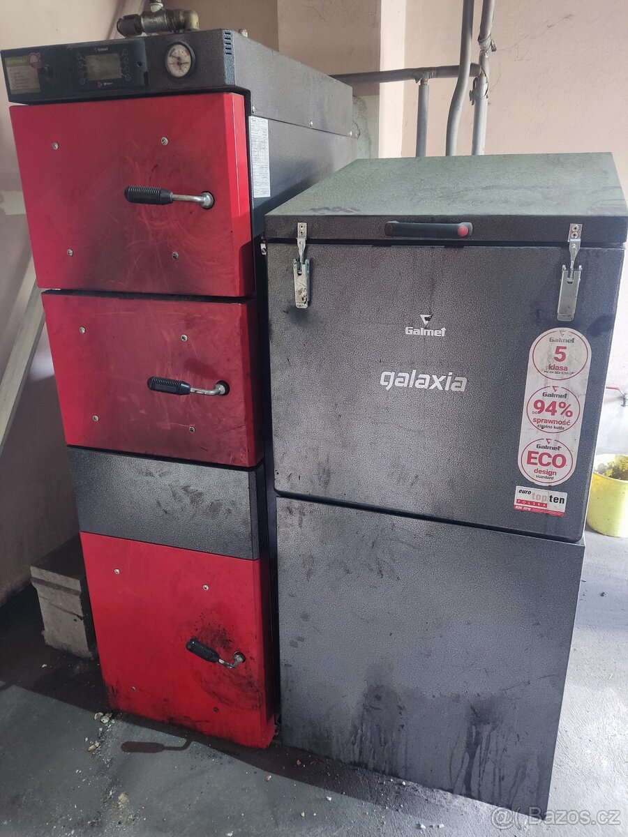 Prodám automatický kotel na uhlí GALMET 7 - 22 kW