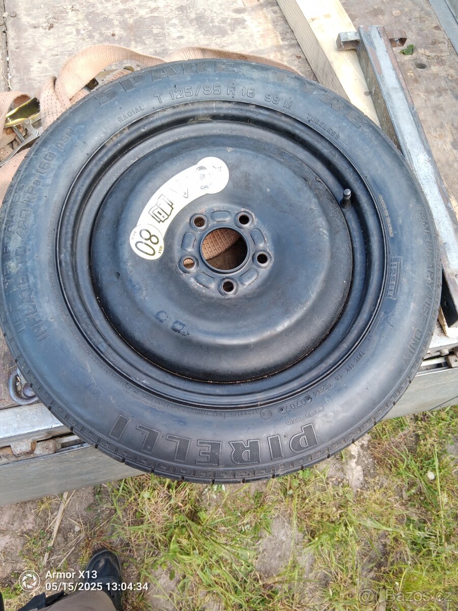 Dojezdove kolo Ford 5x100 r16