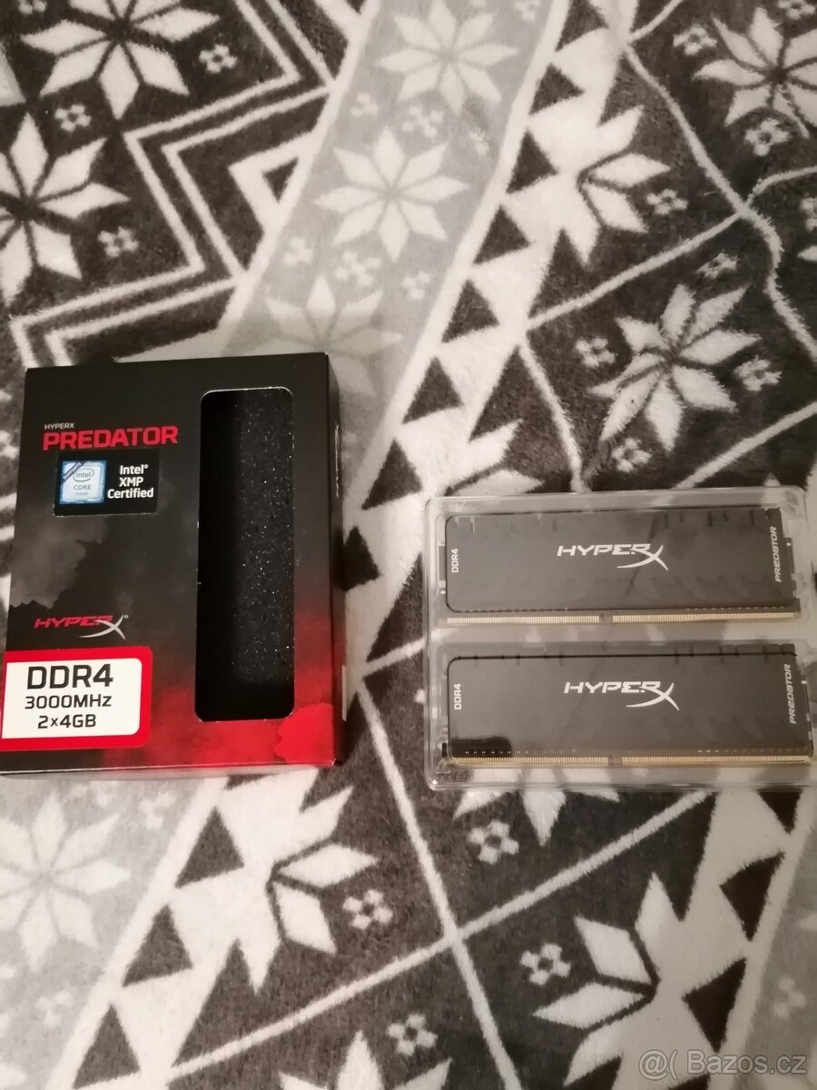 Nabízím kit hyperx Predator DDR4 2x4GB