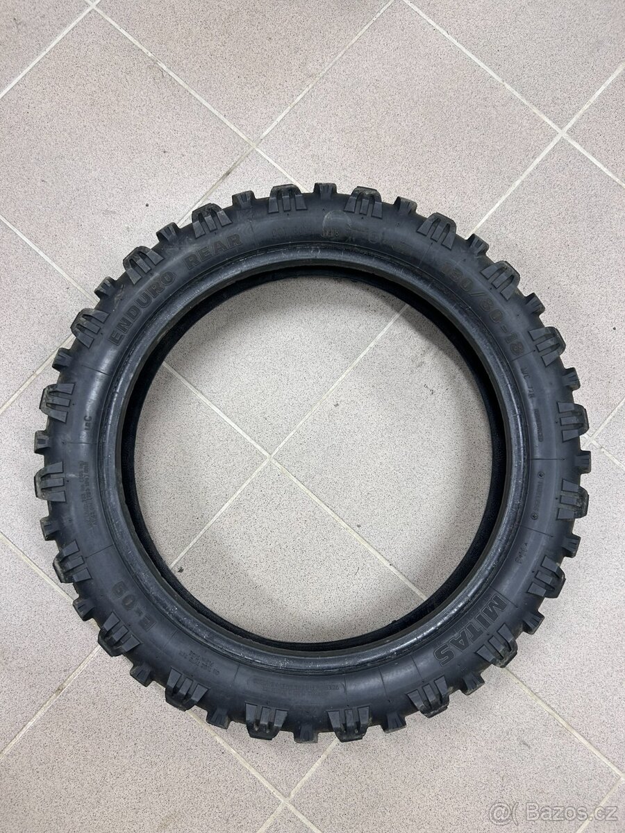 Zadní pneu Mitas 130/80 R18 E-09 6,5mm