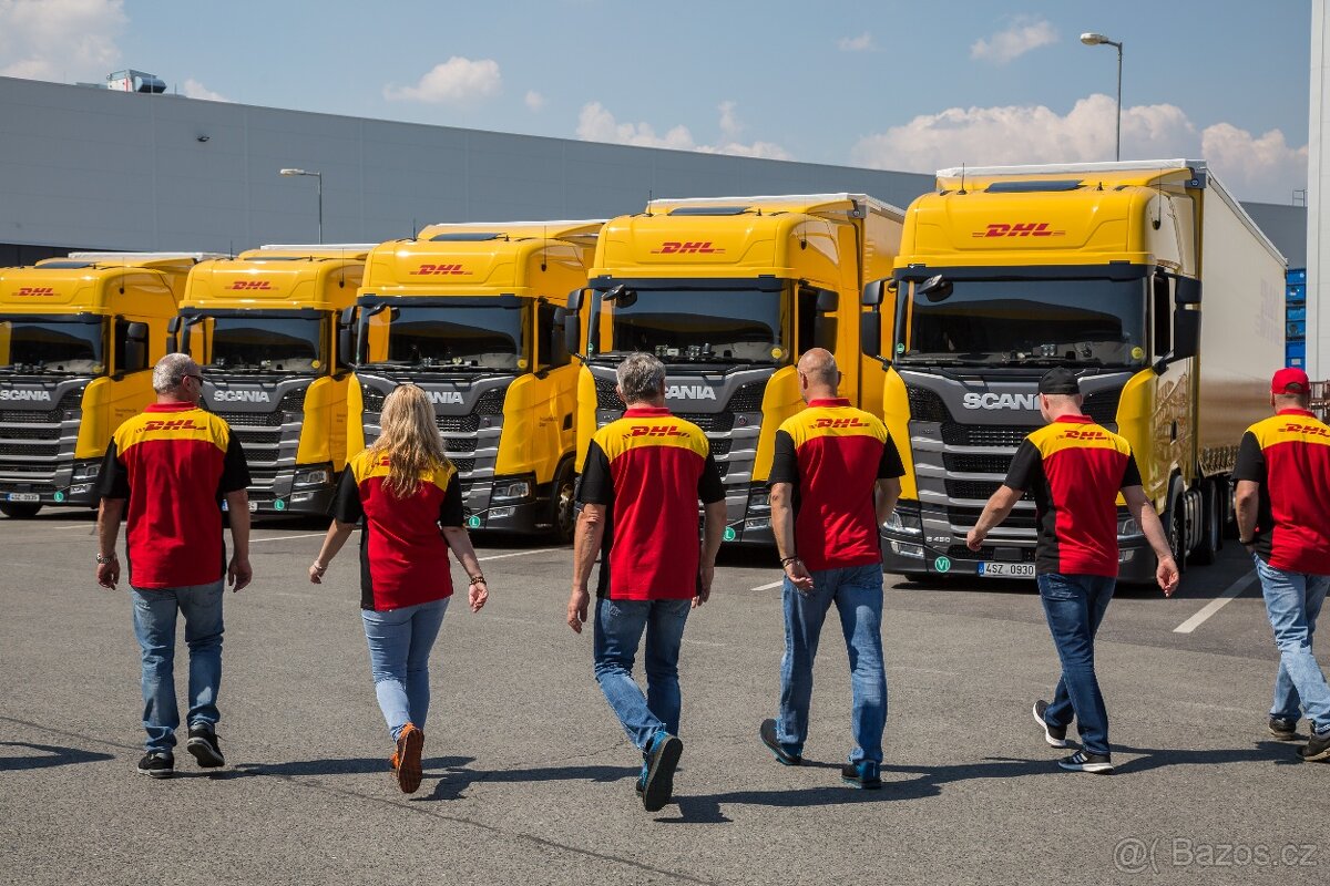 DHL - Prázdninový řidič kamionu (C+E) - 59.500–65.000,-Kč č