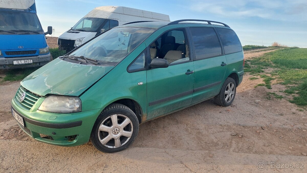 VW SHARAN 1.8Turbo 110kw AWC 2002 zelená metalíza