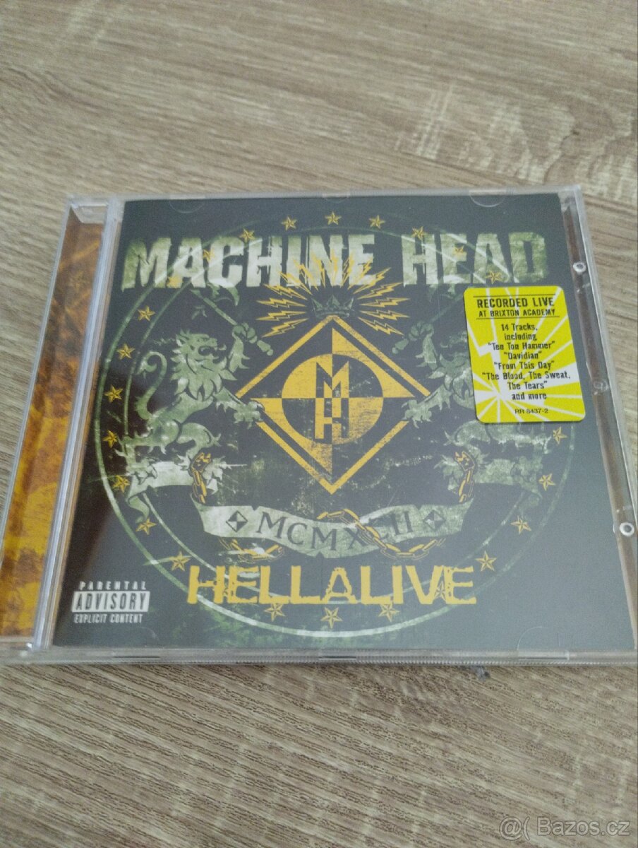CD MACHINE HEAD-HELLALIVE