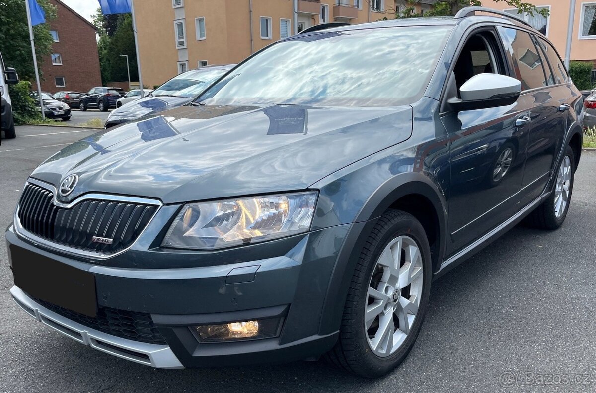 Škoda Octavia 3. Scout 4x4 2.0 TDI 110 KW 1 maj serv kniha.